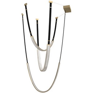 Изображение товара Подвесной светильник светодиодный Delight Collection MD24083001 MD24083001-3A black/gold