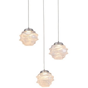 Изображение товара Подвесной светильник светодиодный Delight Collection MD25030003 MD25030003-3A chrome/clear