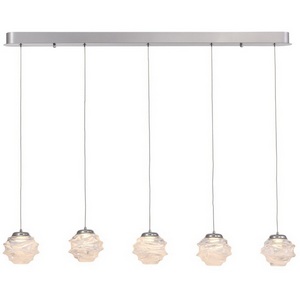 Изображение товара Подвесной светильник светодиодный Delight Collection MD25030003 MD25030003-5B chrome/clear