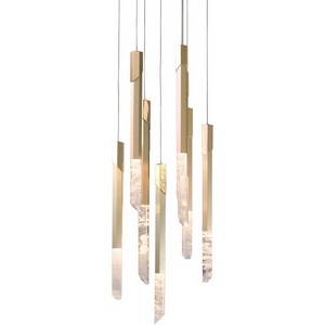 Изображение товара Подвесной светильник светодиодный Delight Collection Vita MD7747-7A (new) br.brass