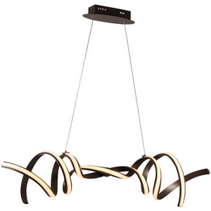 Изображение товара Подвесной светильник светодиодный Delight Collection Fluire MD8690-2C dark bronze