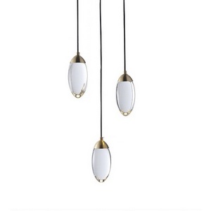 Изображение товара Подвесной светильник светодиодный Delight Collection Celestial MT8848-3H brass