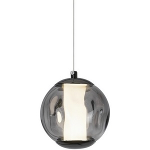Изображение товара Подвесной светильник светодиодный Delight Collection OD2437 OD2437-1 pearl black/smoke