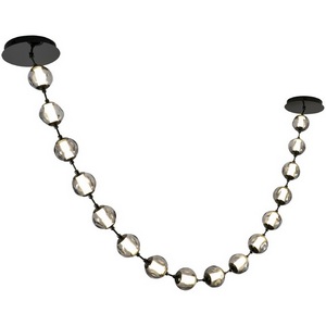 Изображение товара Подвесной светильник светодиодный Delight Collection OD2437 OD2437A-16 pearl black/smoke