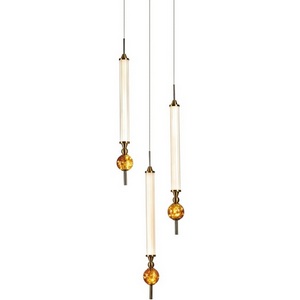 Изображение товара Подвесной светильник светодиодный Delight Collection OD2503 OD2503-3 gold в форме шара