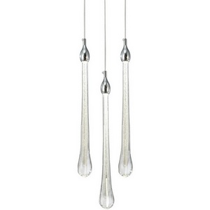 Изображение товара Подвесной светильник светодиодный Delight Collection Teardrop OM801670-3-CH