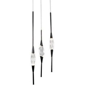 Изображение товара Подвесной светильник светодиодный Delight Collection Pezzo OM82112-3 pearl black