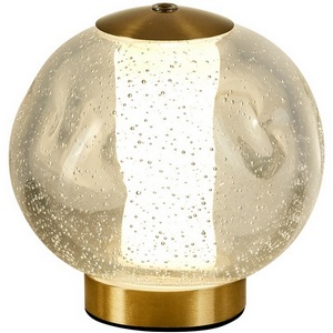 Изображение товара Интерьерная настольная лампа светодиодная Delight Collection OD2437 OT2437-T brass/clear