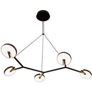Изображение товара Подвесная люстра светодиодная Delight Collection 0055 P0055-5A black