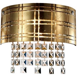 Изображение товара Бра с узором в клетку Illuminati Alba MB102904-2A с подвесками