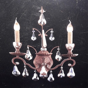 Изображение товара Хрустальное бра Illuminati Gorox MB92724-2B подсвечник с подвесками