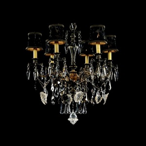 Изображение товара Подвесная люстра муранское стекло Illuminati Kerch MD102752-6A с цветами с подвесками