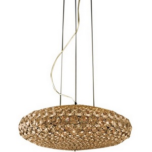 Изображение товара Хрустальный подвесной светильник MD1203210-9A gold/cognac Illuminati 1203210