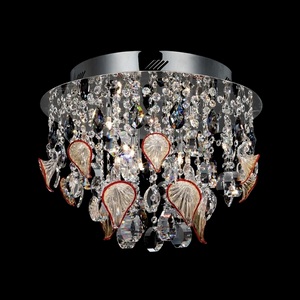 Изображение товара Хрустальный потолочный светильник (муранское стекло) Illuminati Emily MX102772-9A с подвесками