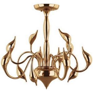 Изображение товара Потолочная люстра Illuminati Meta Swan MX8098-12A gold