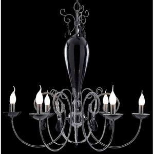 Изображение товара Хрустальная люстра муранское стекло 1Z002/6 V0241 MM Lampadari Perl подсвечник