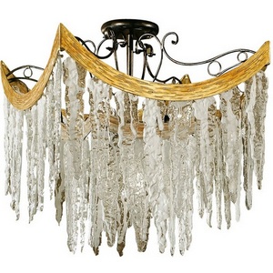 Изображение товара Потолочная люстра муранское стекло 6610/P4 V2170 MM Lampadari Stalattite
