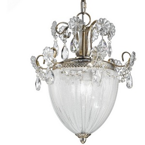 Изображение товара Подвесной светильник (муранское стекло) 6957/1 00 V1669 MM Lampadari Rugiada с цветами