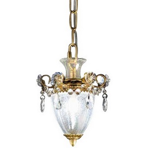 Изображение товара Подвесной светильник (муранское стекло) 6957/1 01 V1669 MM Lampadari Rugiada с цветами