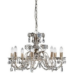 Изображение товара Подвесная люстра MM Lampadari Rugiada 6957/8 01 V1351 подсвечник с подвесками