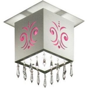 Изображение товара Потолочный светильник D042/P1 02 V1607 MM Lampadari Luxury Wallpaper rosso