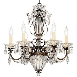 Изображение товара Хрустальная люстра Schonbek Bagatelle 1246-76 подсвечник с подвесками