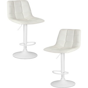 Изображение товара Набор 2 шт стул барный DOBRIN TAILOR WHITE (белый PU)