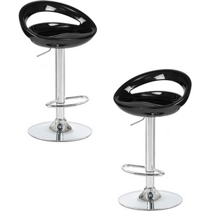 Изображение товара Набор 2 шт стул барный DOBRIN DISCO (чёрный)
