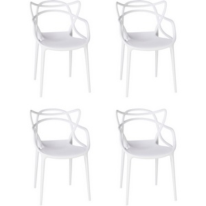 Изображение товара Набор 4 шт стул обеденный DOBRIN MASTERS (белый (W-02))