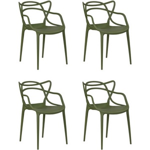 Изображение товара Набор 4 шт стул обеденный DOBRIN MASTERS (зеленый хаки (G-17))
