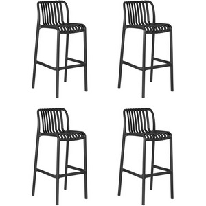 Изображение товара Набор 4 шт стул барный DOBRIN CHLOE BAR (темно-серый)