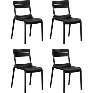 Изображение товара Стул для кухни комплект 4 обеденный DOBRIN TIM (черный (B-03))