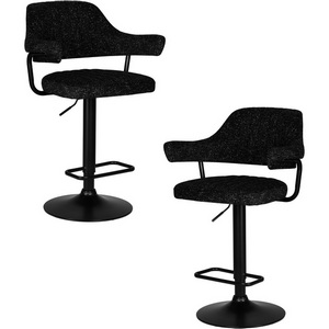 Изображение товара Набор 2 шт стул барный DOBRIN CHARLY BLACK (черный твид (LEO18))