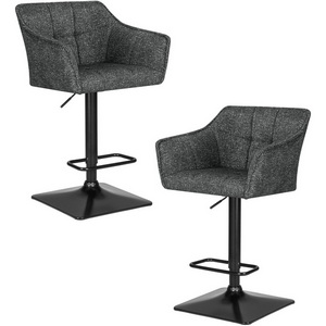 Изображение товара Набор 2 шт стул барный DOBRIN RALF (серый твид (LEO11))