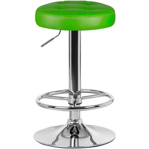 Изображение товара Табурет барный (зелёный) 5008-LM BRUNO BRUNO, цвет сиденья зеленый, основания хром