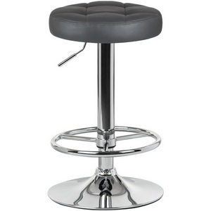 Изображение товара Табурет барный (серый) 5008-LM BRUNO BRUNO, цвет сиденья серый, основания хром