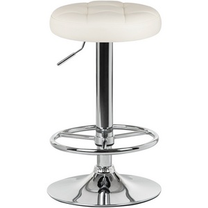 Изображение товара Табурет барный (кремовый) 5008-LM BRUNO BRUNO, цвет сиденья кремовый, основания хром