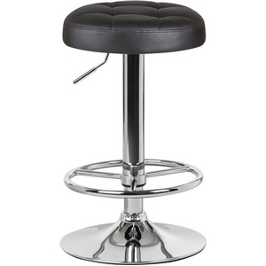 Изображение товара Табурет барный (чёрный) 5008-LM BRUNO BRUNO, цвет сиденья черный, основания хром