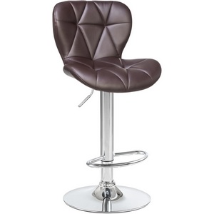 Изображение товара Стул барный BARNY (коричневый) 5022-LM BARNY, цвет сиденья коричневый, основания хром