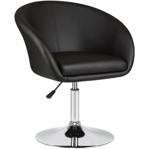 Изображение товара Кресло дизайнерское (чёрный) 8600-LM 8600-LM, цвет сиденья черный, основания хром