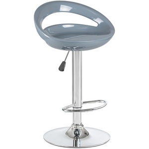 Изображение товара Стул барный (серый) 1010-LM DISCO DISCO, цвет сиденья серый, основания хром