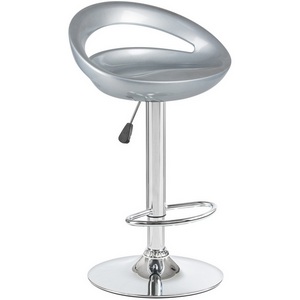 Изображение товара Стул барный (серебряный) 1010-LM DISCO DISCO, цвет сиденья серебрянный металлик, основания хром