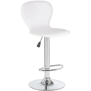Изображение товара Стул барный (белый) 2640-LM ELISA ELISA, цвет сиденья белый, основания хром