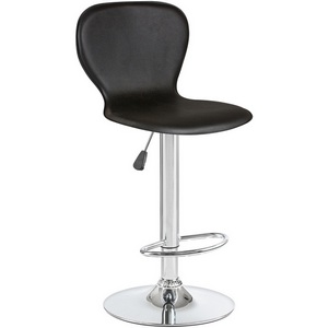 Изображение товара Стул барный (чёрный) 2640-LM ELISA ELISA, цвет сиденья черный, основания хром