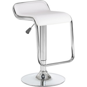 Изображение товара Стул барный (белый) 3021-LM CRACK CRACK, цвет сиденья белый, основания хром