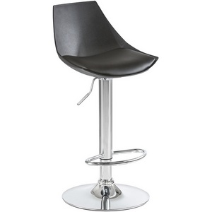 Изображение товара Стул барный (чёрный) 3000-LM ROCKY ROCKY, цвет сиденья черный, основания хром