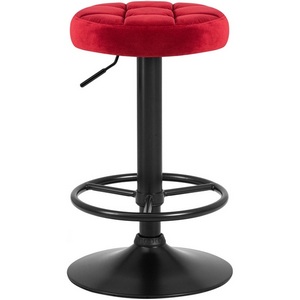 Изображение товара Табурет барный (бордо велюр (MJ9-43)) 5008_BlackBase-LM BRUNO BLACK BLACK, цвет сиденья бордовый (MJ9-43), основания черный