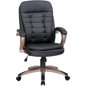 Изображение товара Офисное кресло черное с нагрузкой до 150 кг для руководителей DONALD (черный) 106B-LMR DONALD, цвет черный