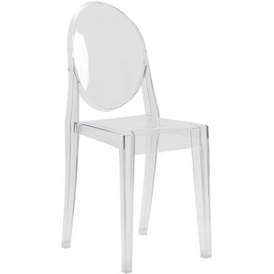 Изображение товара Стул для кухни глубиной 40 см обеденный (цвет прозрачный) 802-LMZL VICTORIA GHOST GHOST, цвет прозрачный