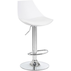 Изображение товара Стул барный (белый) 3000-LM ROCKY ROCKY, цвет сиденья белый, основания хром